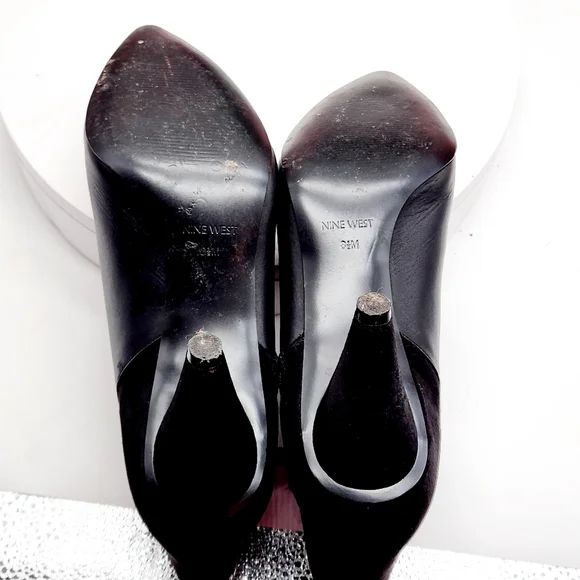 Nine West Yames Leather Pointed Toe Booties Size 8.5 - Picture 16 of 16